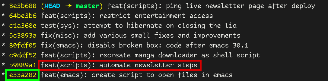 Picking the correct commit hash to get into a rebase